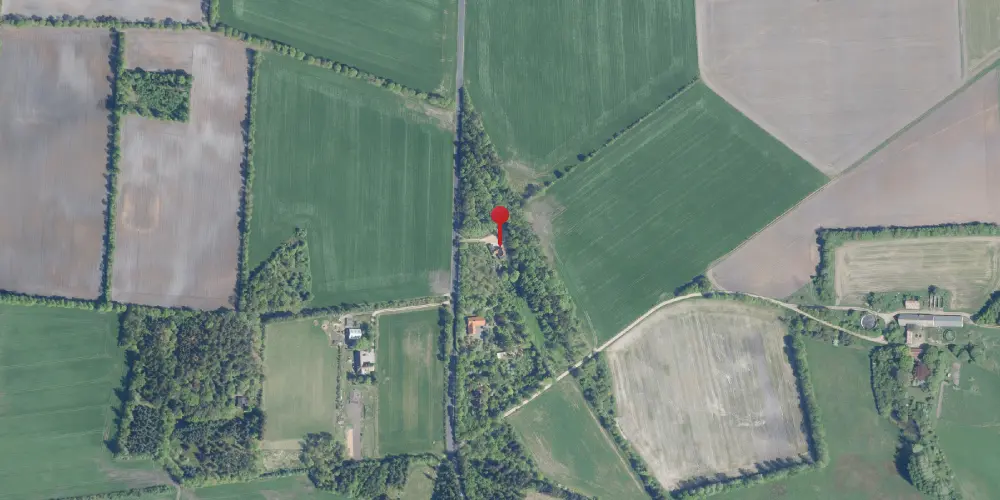 Historisk kort over Vennevold Station