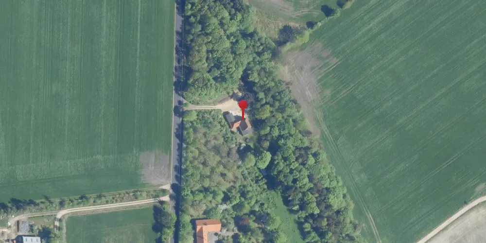 Historisk kort over Vennevold Station