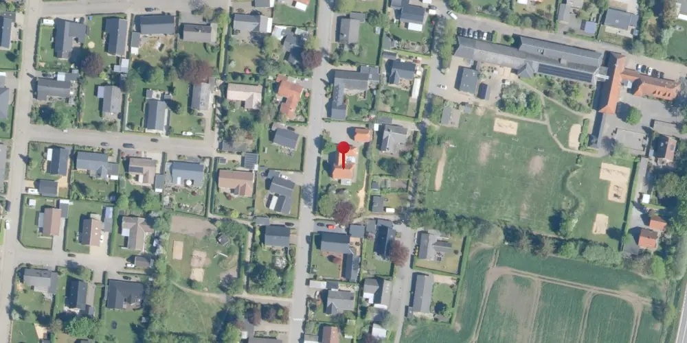 Historisk kort over Nørre Felding Station