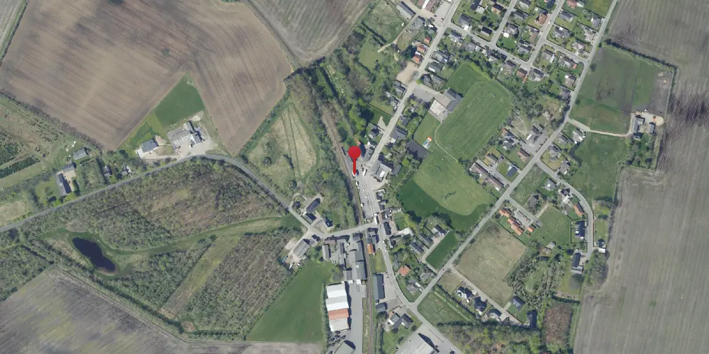 Historisk kort over Lunde J Trinbræt