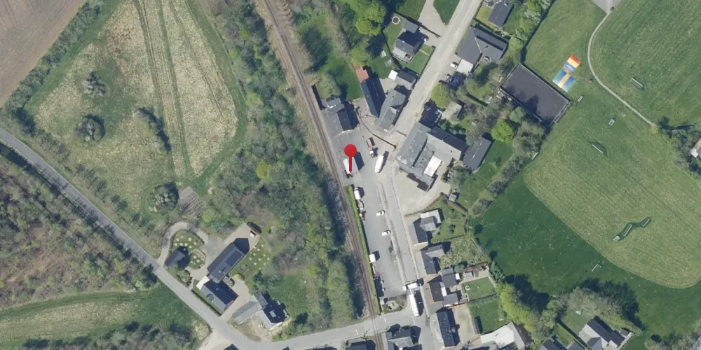 Historisk kort over Lunde J Trinbræt