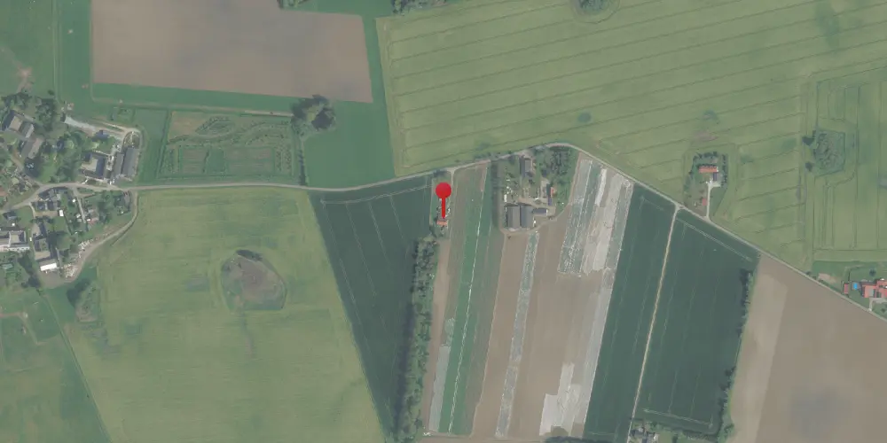 Historisk kort over Jenslev Trinbræt