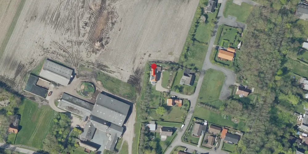 Historisk kort over Sønder Bork Station