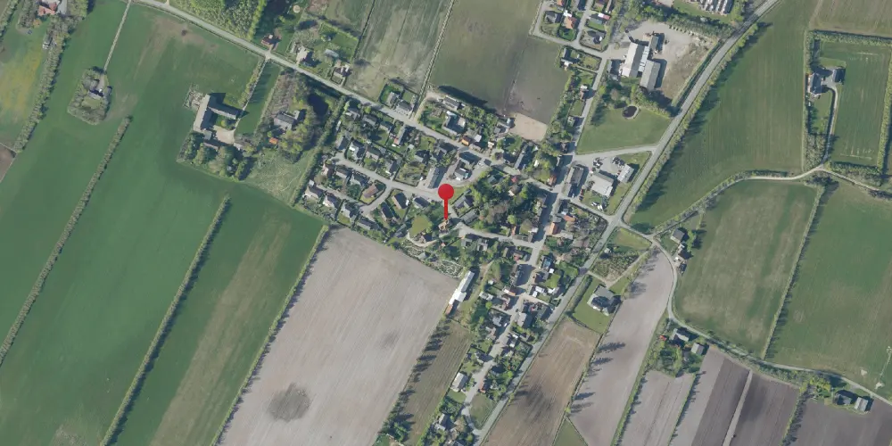 Historisk kort over Nørre Bork Station