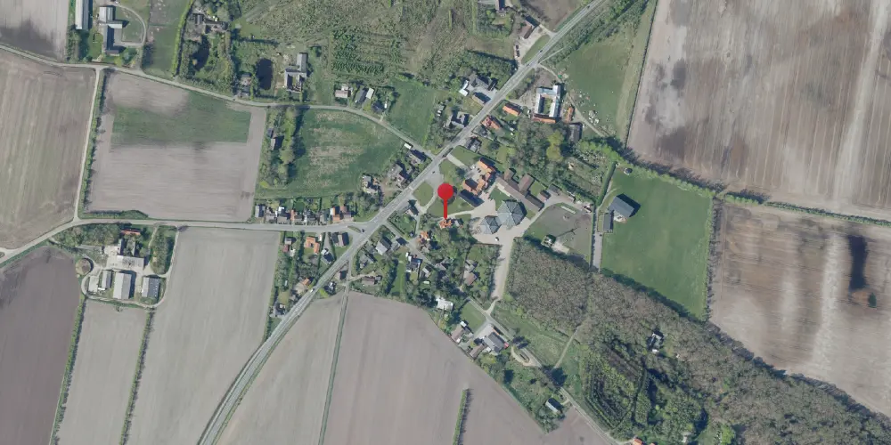 Historisk kort over Vostrup Station