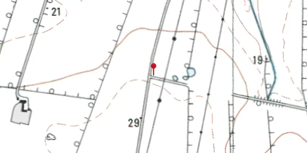 Historisk kort over Skonager Trinbræt Historisk kort over Skonager Trinbræt