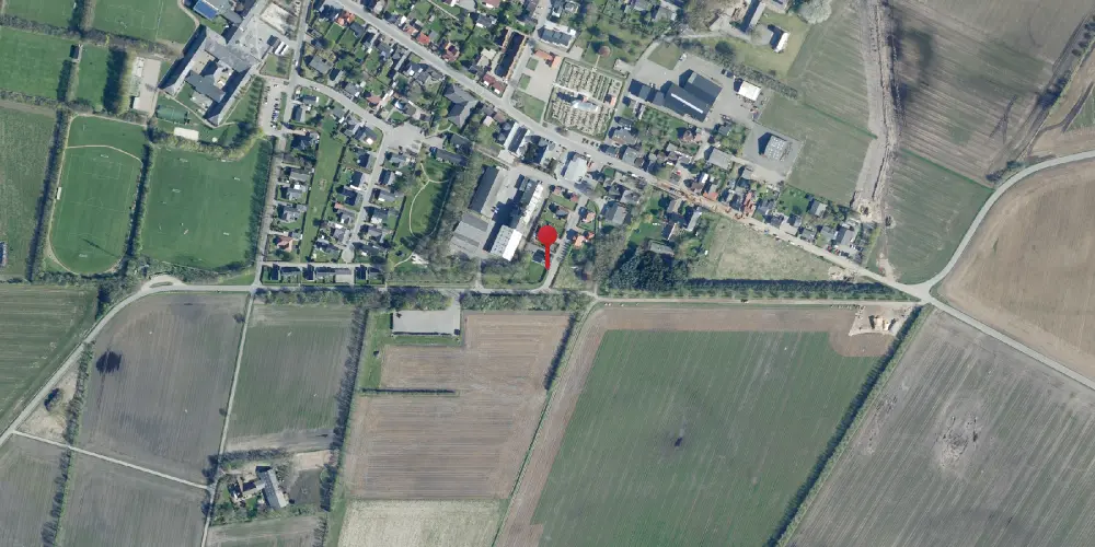 Historisk kort over Næsbjerg Station Historisk kort over Næsbjerg Station