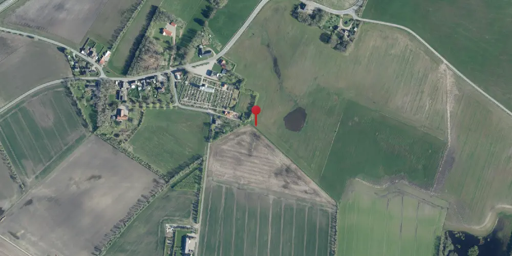 Historisk kort over Øse Trinbræt med Sidespor Historisk kort over Øse Trinbræt med Sidespor