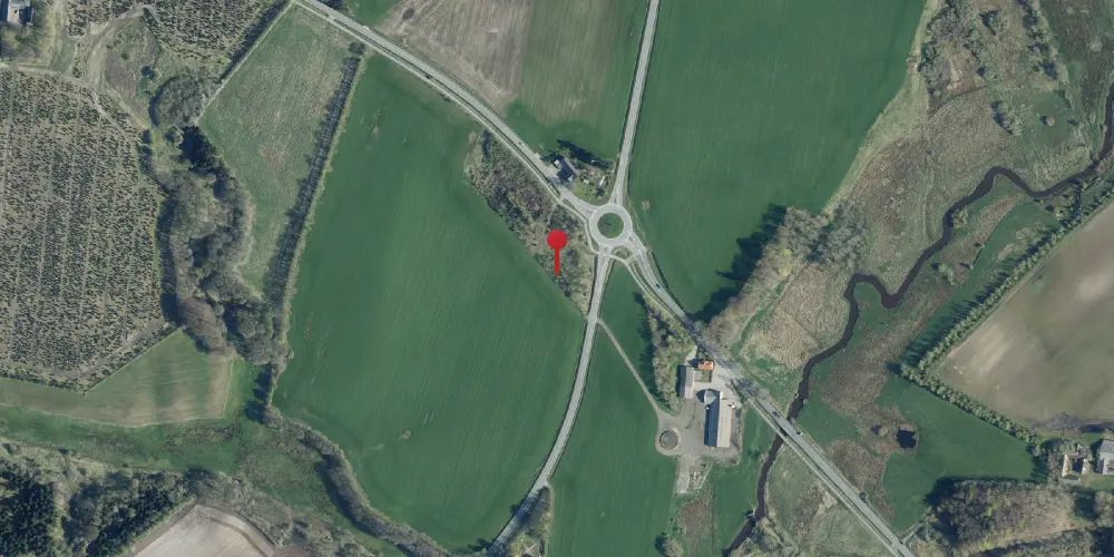 Historisk kort over Mølby Kro Trinbræt