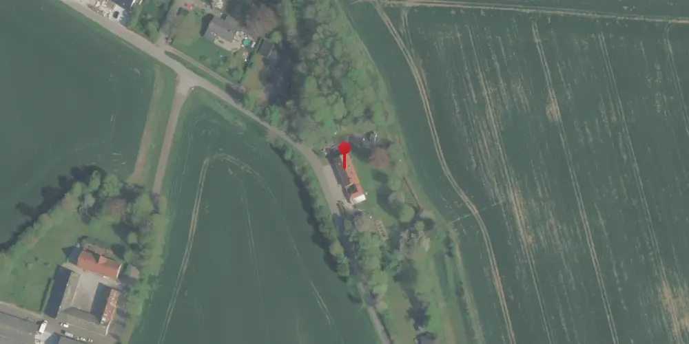 Historisk kort over Kirke Såby Station