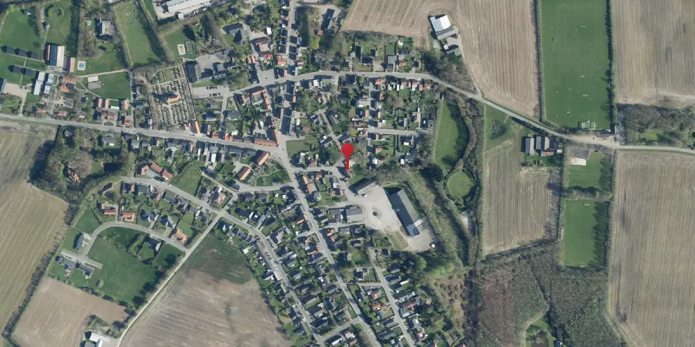 Historisk kort over Mølby Station