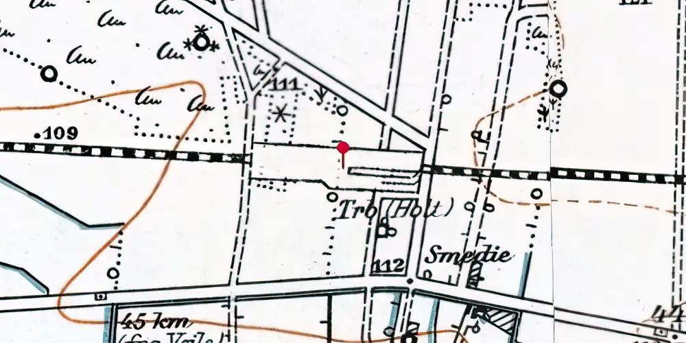 Historisk kort over Loft Trinbræt