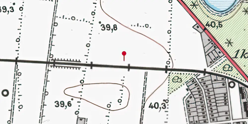 Historisk kort over Bygvænget Trinbræt Historisk kort over Bygvænget Trinbræt