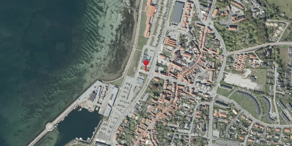 Historisk kort over Ebeltoft Station Historisk kort over Ebeltoft Station