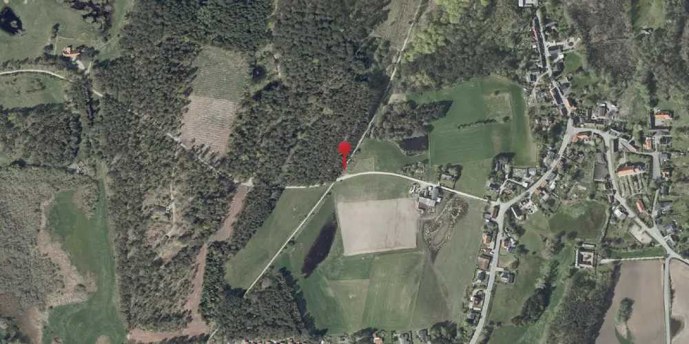 Historisk kort over Dråby Trinbræt Historisk kort over Dråby Trinbræt