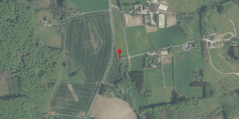 Historisk kort over Bjergskov Trinbræt