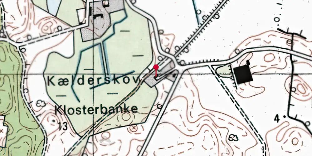 Historisk kort over Skærsø Station Historisk kort over Skærsø Station