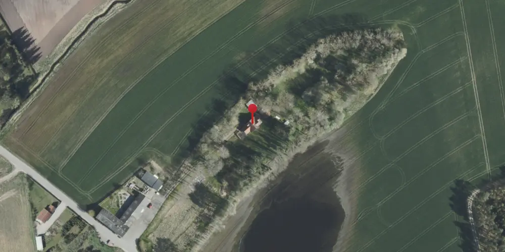 Historisk kort over Gravlev Trinbræt med Sidespor