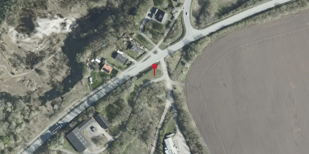 Historisk kort over Ny Balle Trinbræt