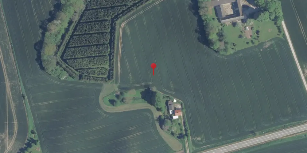 Historisk kort over Tingerup Trinbræt