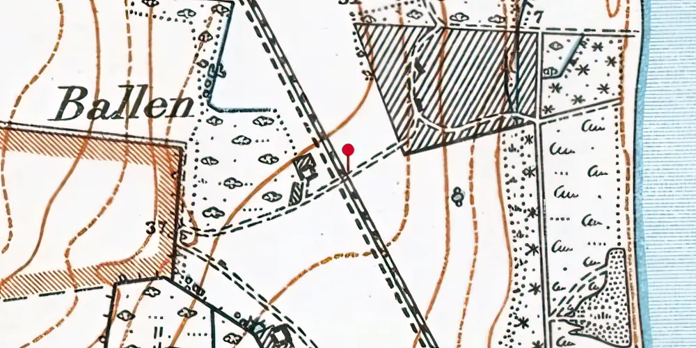 Historisk kort over Holsatia Trinbræt