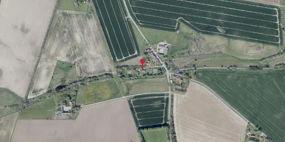 Historisk kort over Tønning Station