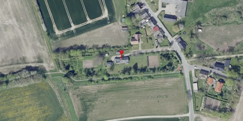 Historisk kort over Tønning Station