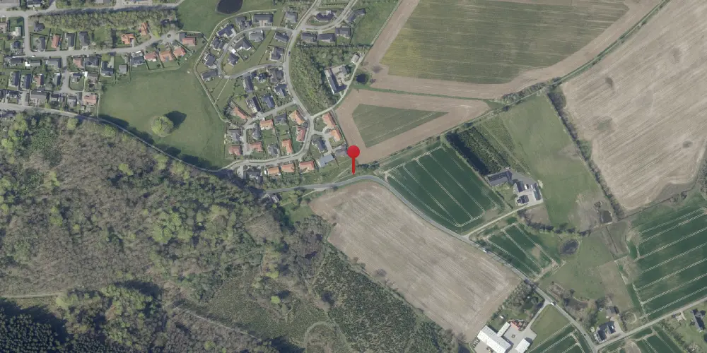 Historisk kort over Trædenvejen (Ring Skov) Trinbræt