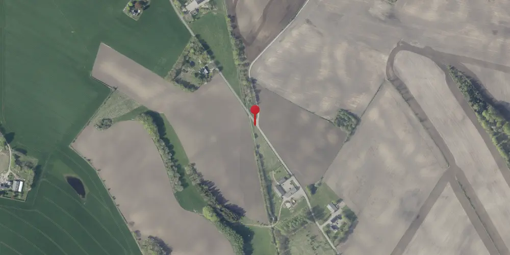 Historisk kort over Vinding Østergaard Trinbræt