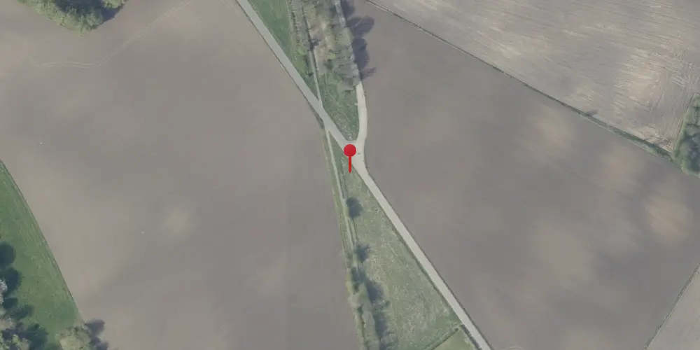 Historisk kort over Vinding Østergaard Trinbræt