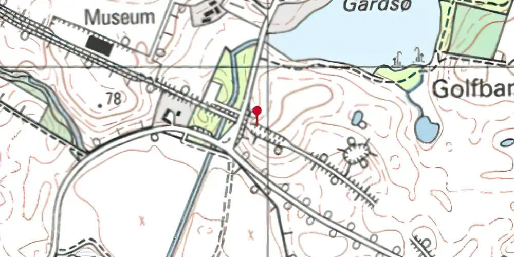 Historisk kort over Skjoldenæsholm Trinbræt Historisk kort over Skjoldenæsholm Trinbræt