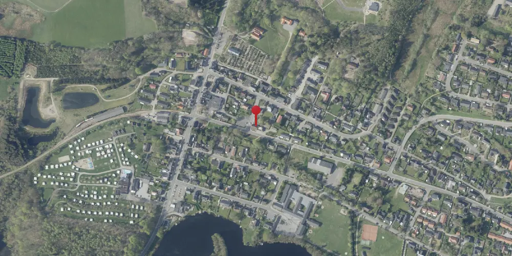 Historisk kort over Bryrup Station Historisk kort over Bryrup Station