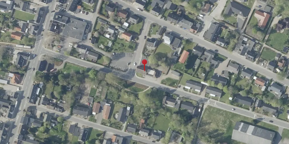 Historisk kort over Bryrup Station Historisk kort over Bryrup Station