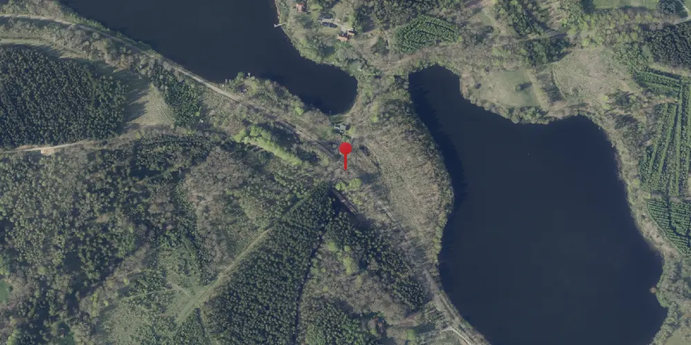 Historisk kort over Skåningbro Trinbræt