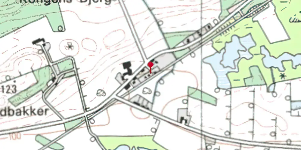 Historisk kort over Fogstrup Station