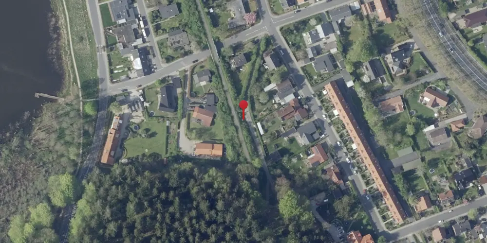 Historisk kort over Ørnsø Trinbræt