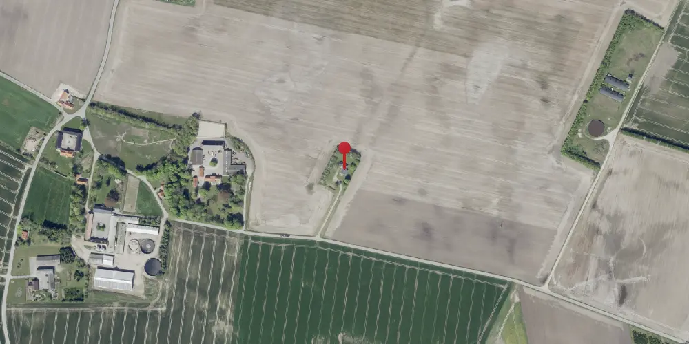 Historisk kort over Ørnstrup Holdeplads med sidespor Historisk kort over Ørnstrup Holdeplads med sidespor