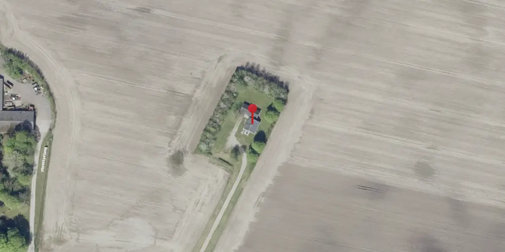 Historisk kort over Ørnstrup Holdeplads med sidespor Historisk kort over Ørnstrup Holdeplads med sidespor