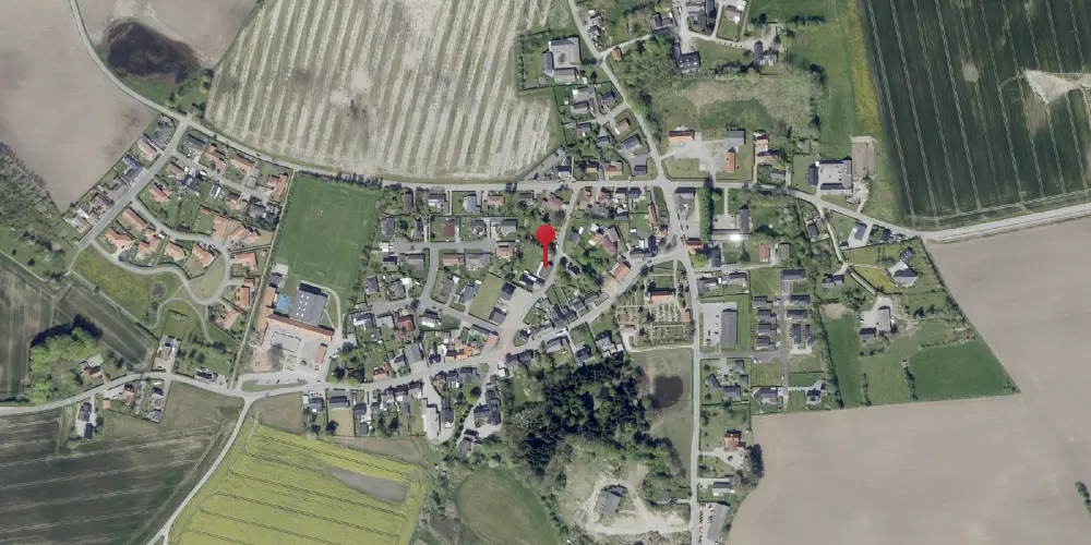 Historisk kort over Stenderup Station