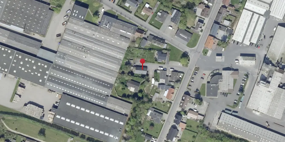 Historisk kort over Hornsyld Station