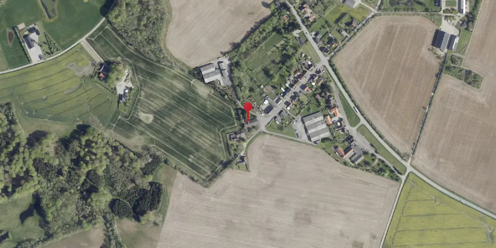 Historisk kort over Gramrode Station