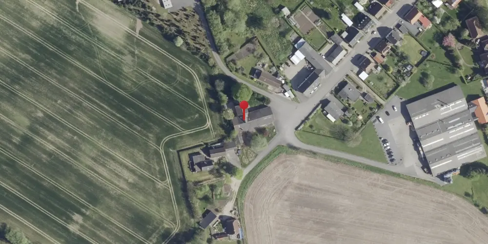 Historisk kort over Gramrode Station