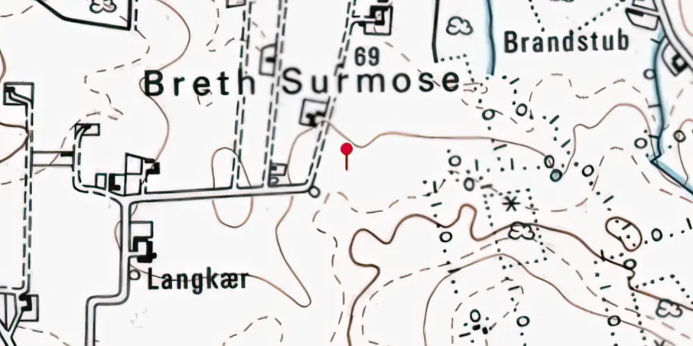 Historisk kort over Grønvejen Trinbræt