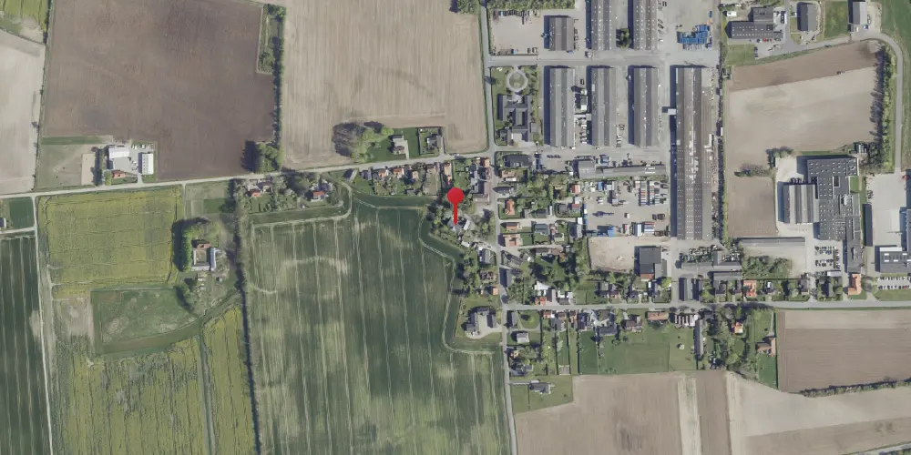 Historisk kort over Klakring Station