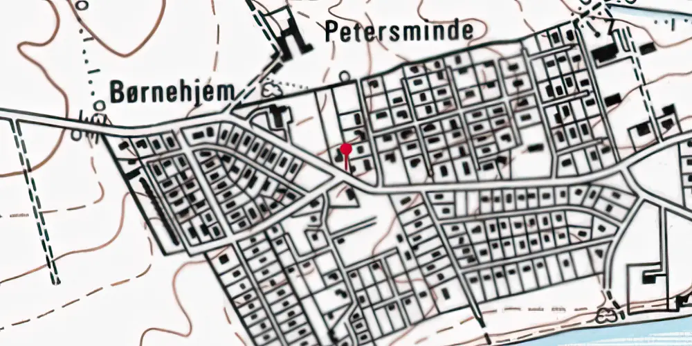 Historisk kort over Højbo Trinbræt