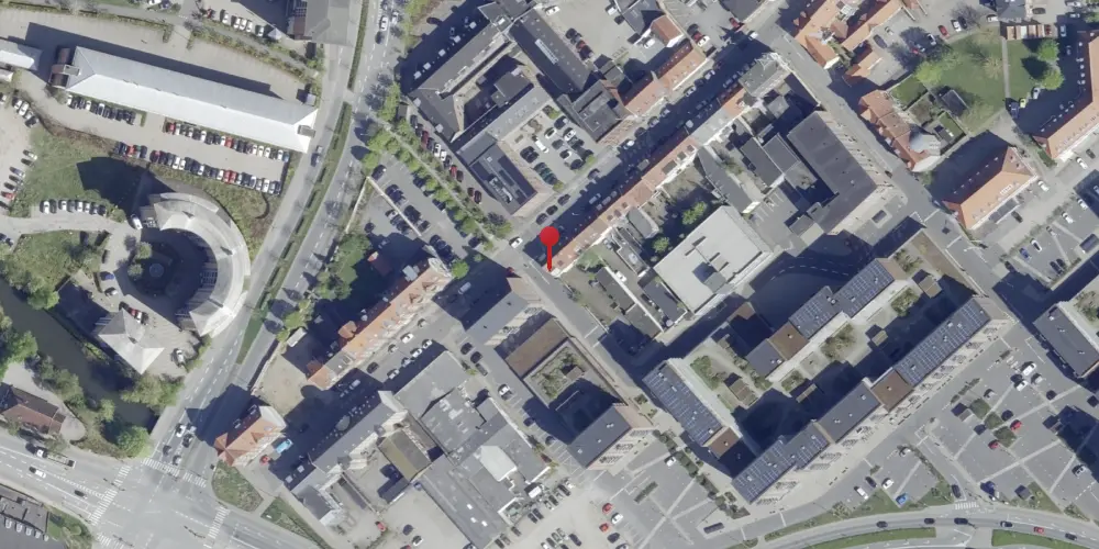 Historisk kort over Sønderbrogade Trinbræt Historisk kort over Sønderbrogade Trinbræt