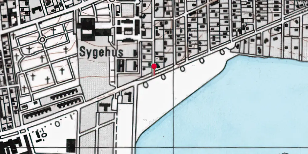 Historisk kort over Linde Allé Trinbræt Historisk kort over Linde Allé Trinbræt