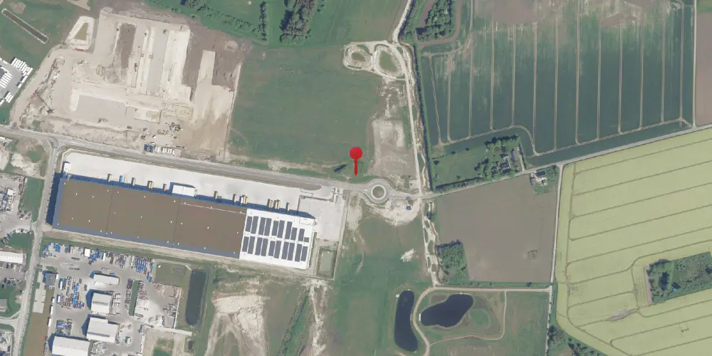 Historisk kort over Knudslund Privat Sidespor