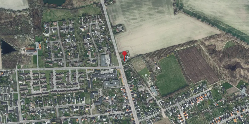 Historisk kort over Tårsvej Trinbræt (uofficielt)