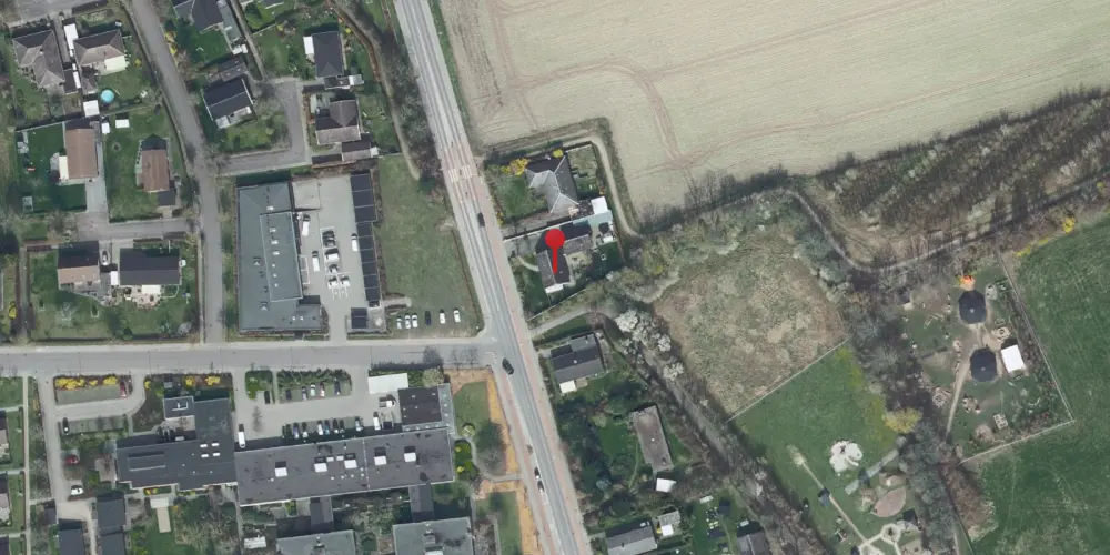 Historisk kort over Tårsvej Trinbræt (uofficielt)